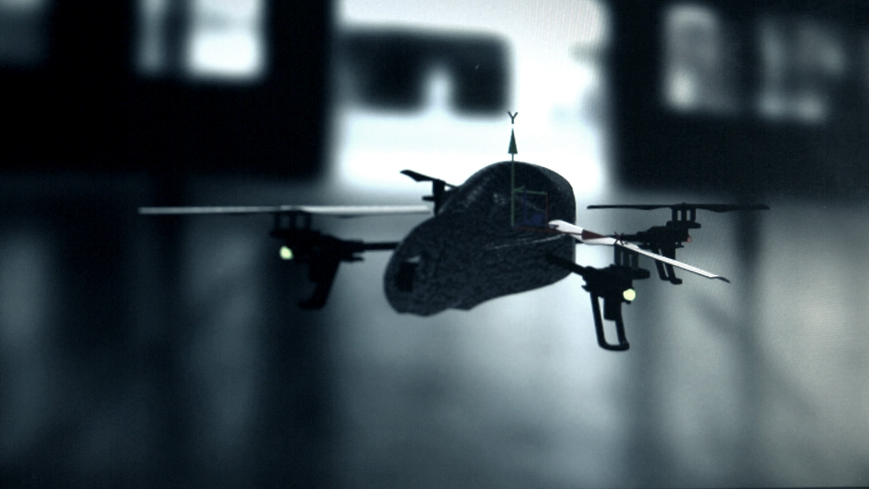 drone 3d textured model